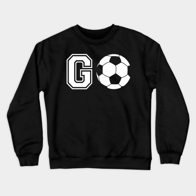 Soccer Go Crewneck Sweatshirt by KC Happy Shop
